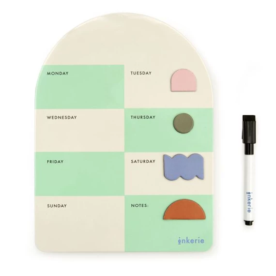 Mágneses törölhető tábla mágnesekkel