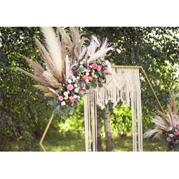 Makramé törtfehér 104 x 182 cm