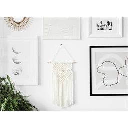 Makramé törtfehér 30x49 cm