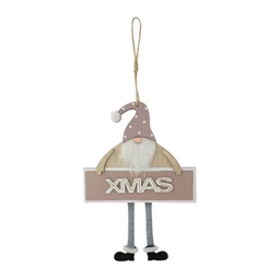 Manó "Xmas" felirattal 24x16,8x1,8 cm