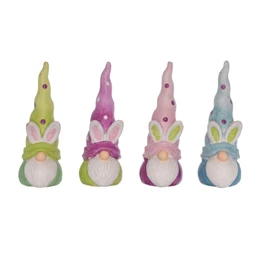 Manó nyuszifüllel álló 4 féle 5x5,5x15 cm