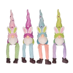 Manó nyuszifüllel, lógólábú 4 féle 5x5,5x22 cm