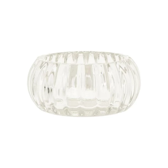 Mécsestartó barázdált 8,5x3,5 cm