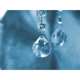 Medál gömbök 32x34 mm színtelen S/5