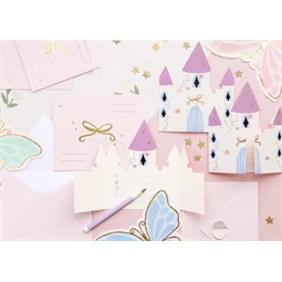 Meghívók kastély 12,5x15,5 cm mix S/6