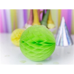 Méhsejt dekor gömb alma zöld 10 cm