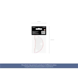 Méhsejt dekor gömb égkék 10 cm