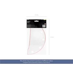 Méhsejt dekor gömb piros 30 cm