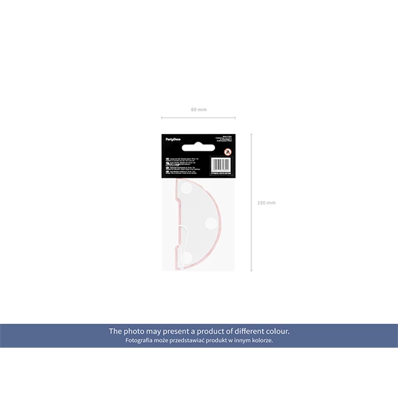 Méhsejt dekor gömb rózsaszín 10 cm