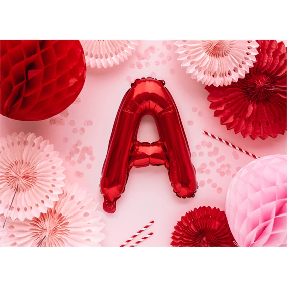 Méhsejt dekor gömb piros 40 cm