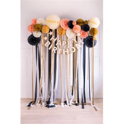 Méhsejt gömb világos krém 20 cm