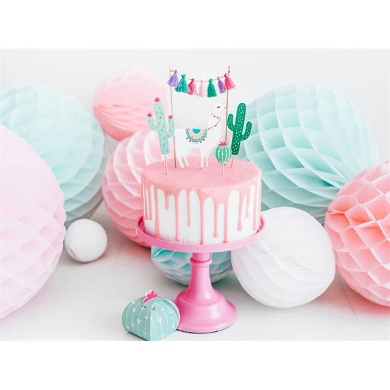 Méhsejt gömb világos rózsaszín 20 cm