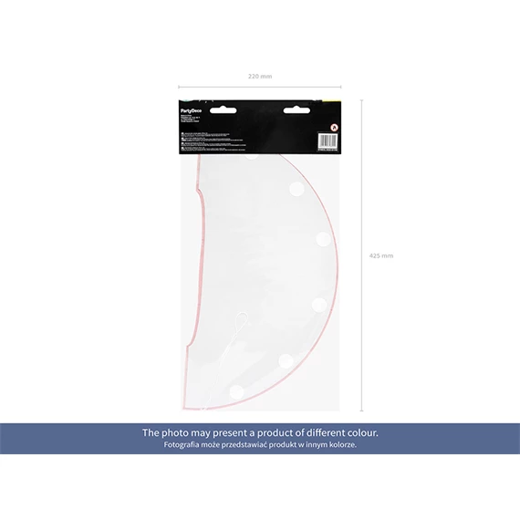 Méhsejt dekor gömb világoskék 40 cm