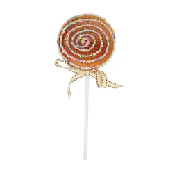 Mézeskalács nyalóka forgó mintás 9,5x26x2,3 cm
