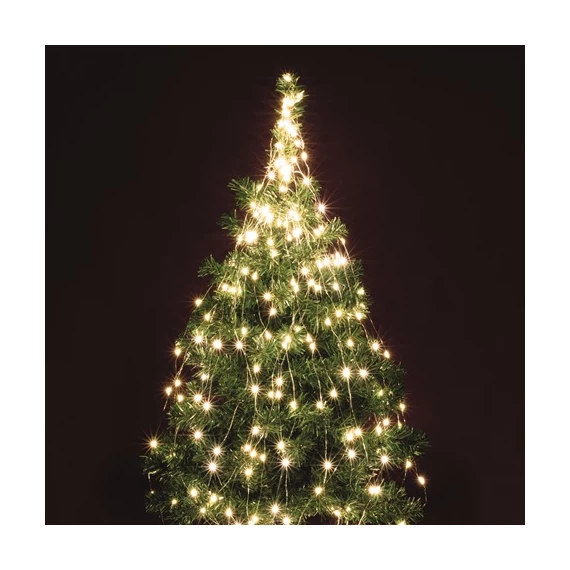 Micro LED-es fényfüzér-köteg, kültéri, 10 füzér, 20 LED, 1,9 m