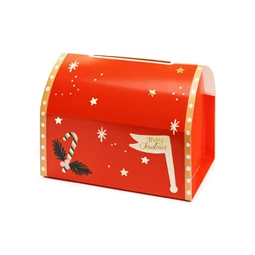 Mikulás postaláda 14x22x13 cm mix