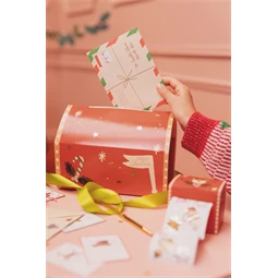 Mikulás postaláda 14x22x13 cm mix