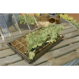 Mini üvegház 30 db palántához 5x5 cm , 52x17 cm S/3