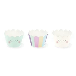 Muffin forma unikornis papír 5x7,5x5 cm S/6