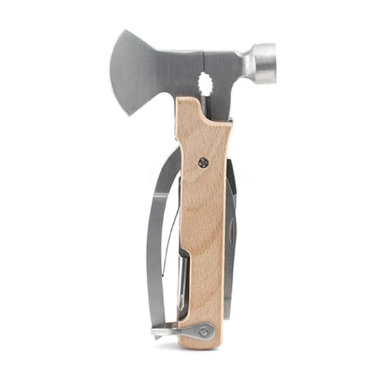 Multifunkciós zsebszerszám, balta 10,5x2,5x22 cm