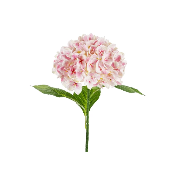 Művirág hortenzia prémium 69 cm világos rózsaszín