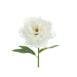 Művirág pünkösdi rózsa 35 cm fehér