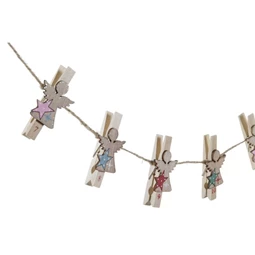 Naptár adventi csipeszes 206x2x7 cm 2 féle