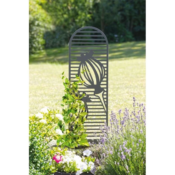 Növényfuttató mákgubó mintával 33x98x22 cm