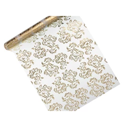 Nyomott organza fehér 0,36 cm x 9 m