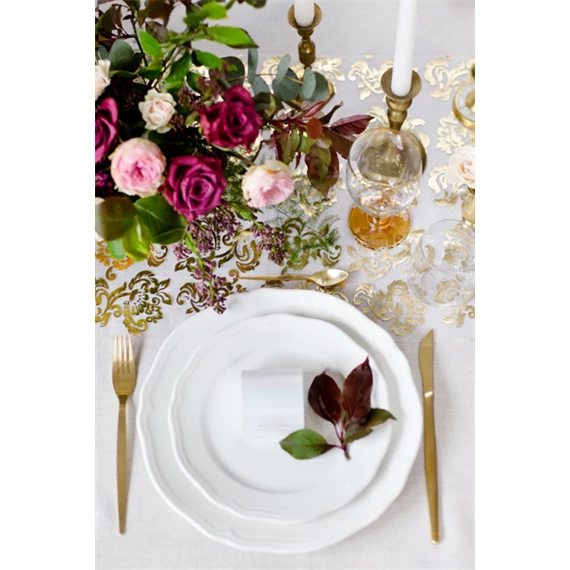 Nyomott organza fehér 0,36 cm x 9 m