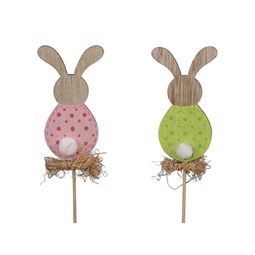 Nyúl betűzős 4,5x8,5 cm S/12