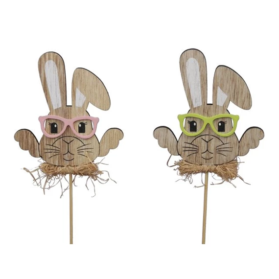 Nyúl betűzős 7,5x8,5 cm S/8