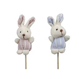 Nyúl betűzős, csíkos 5,5x10,5 cm S/4