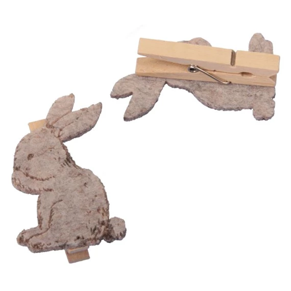 Nyúl csipeszes 3,5x5,5 cm S/6