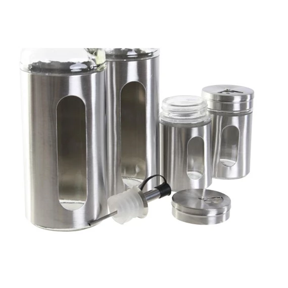 Olaj- és ecettartó szett 22x5,4x22 cm S/4