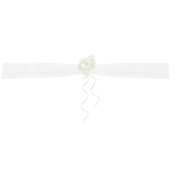 Organza girlandok fehér 1,8 m S/2