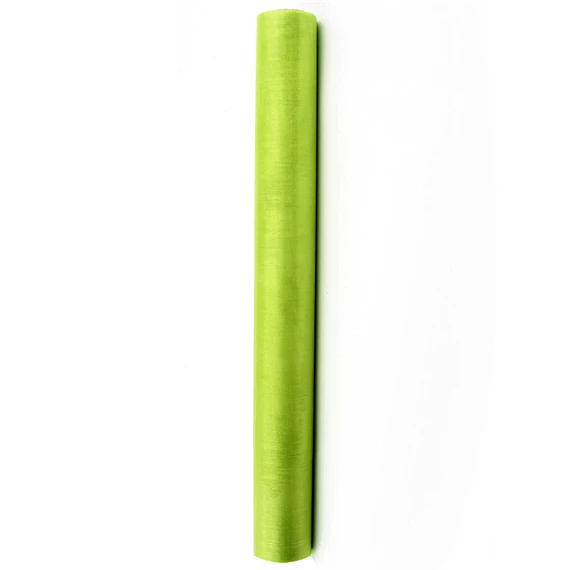 Organza sima világoszöld 0,36 cm x 9 m