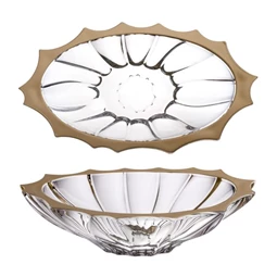 Ovális tál PLANTICA arany szegéllyel 36,5 cm