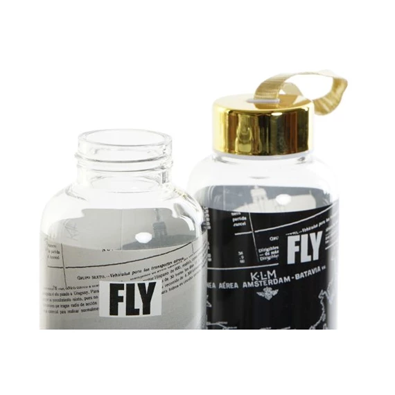 Palack 6,5x6,5x23 cm 550 ml 2 féle