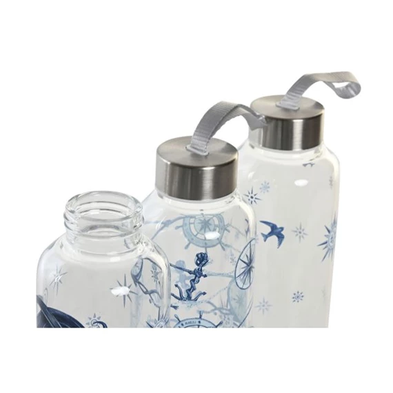 Palack 6,5x6,5x23 cm 550 ml 3 féle