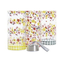 Palack 6,5x6,5x23 cm 550 ml 3 féle