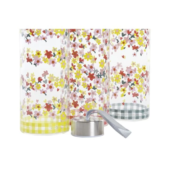 Palack 6,5x6,5x23 cm 550 ml 3 féle