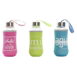 Palack 6,5x6,5x16,5 cm 300 ml 3 féle