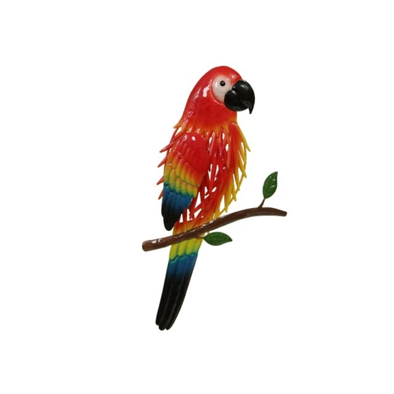 Papagáj 3D-s, akasztós 20x38 cm