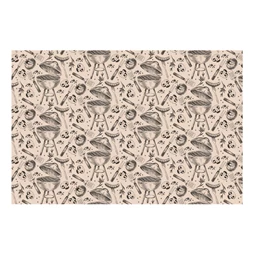 Papír asztalterítő grill, mix, 180x120 cm