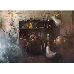 Papír dekoráció méhsejt répa narancs 20 cm