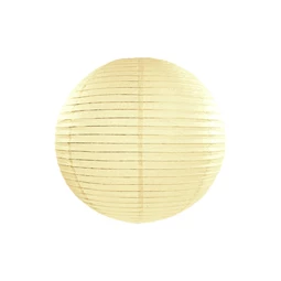 Papír lámpás 20 cm krém