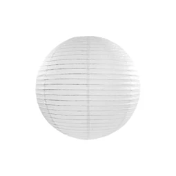 Papír lámpás 25 cm fehér