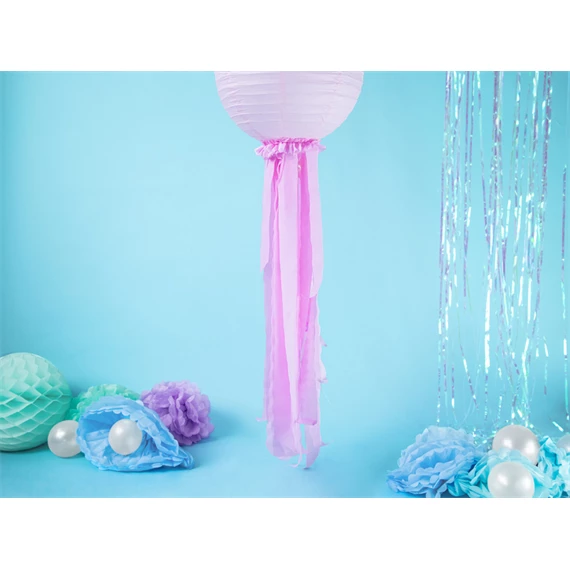 Papír lampion világos rózsaszín 35 cm