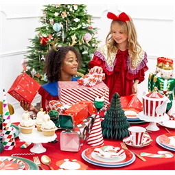 Papír méhsejt dísz karácsonyfa, üvegzöld, 20 cm